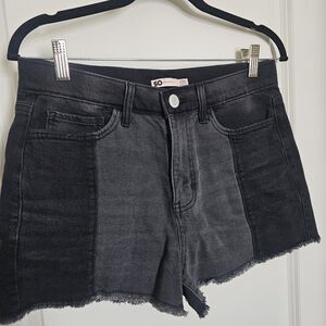 Sonoma Goods For Life Black & Gray Jean Shorts Sz 9 29W